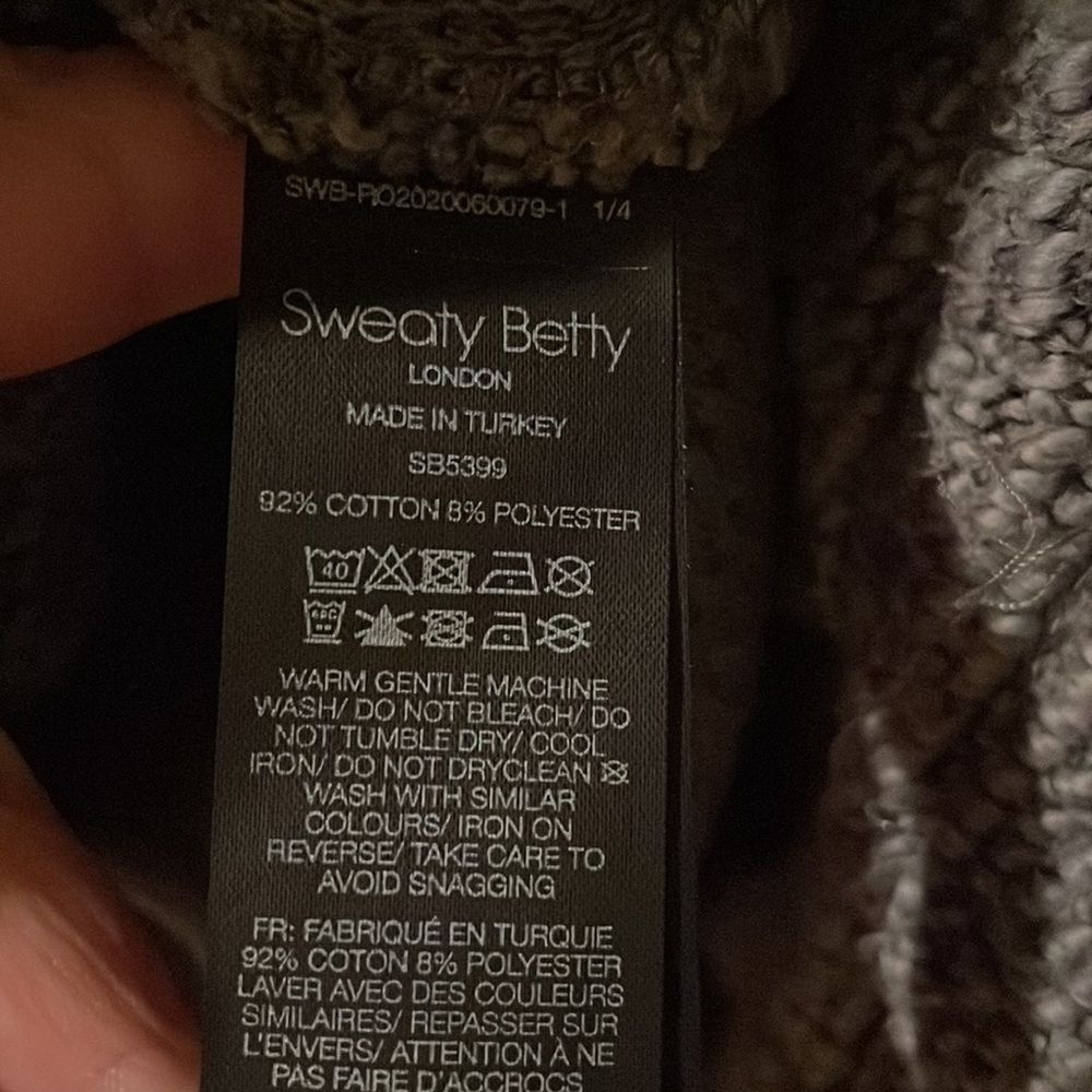 Sweaty Betty Restful Boucle Funnel Pullover Sweater Medium - Picture 5 of 5